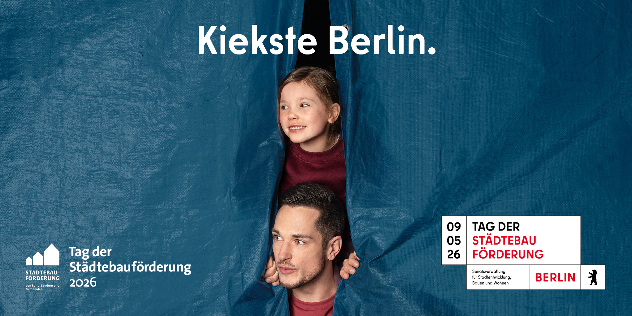 Ob jung oder alt – am 09. Mai haben alle Berlinerinnen und Berliner die Gelegenheit, hinter die Bauplane zu kieken.