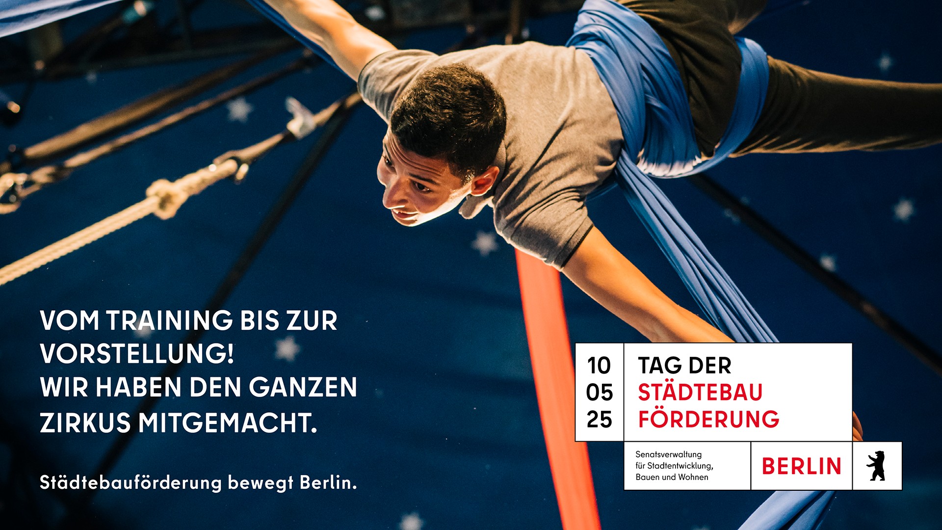 Allein in den letzten 10 Jahren wurden mehr als 200 Jugend- und Nachbarschaftsprojekte wie der <strong>Jugendzirkus CABUWAZI</strong> gefördert.