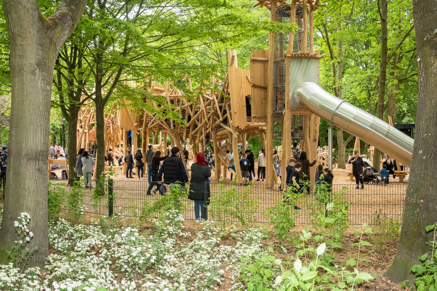 Eröffnung des barrierefreien Spielplatzes Sollmannweg am Tag der Städtebauförderung 2022