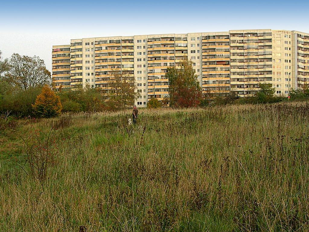 Der Kiezpark Schönagelstraße vor dem Umbau