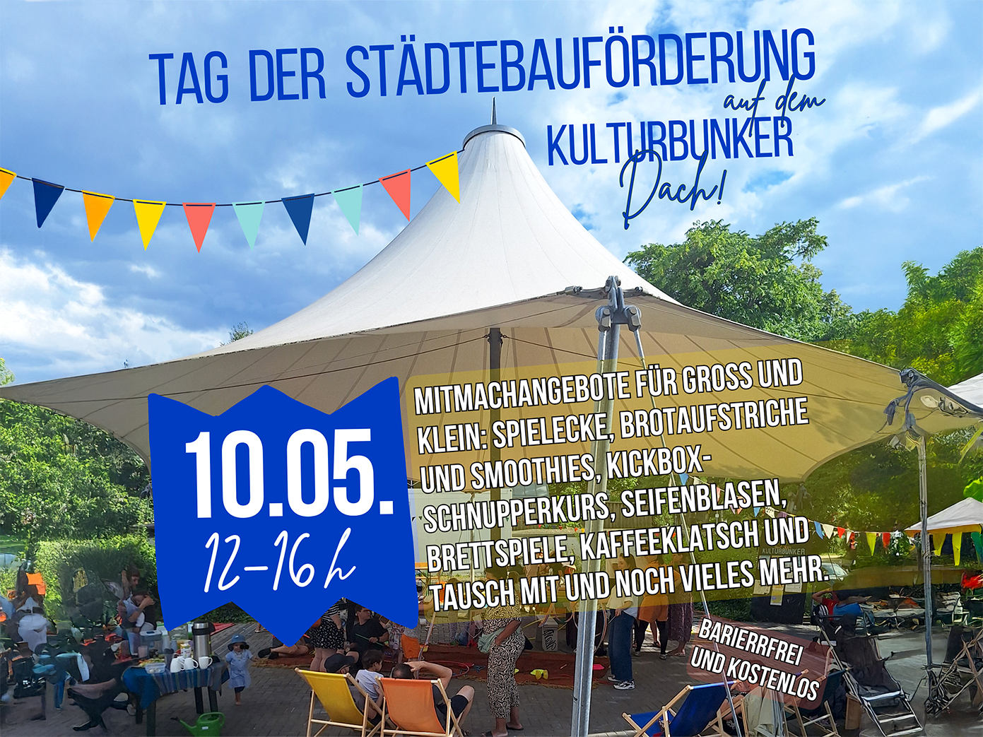 © Frühling auf dem Dach des Kulturbunkers